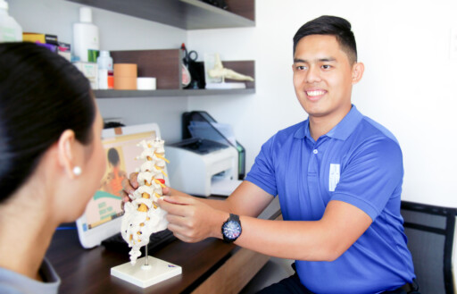 Lorenzo Simbulan, a physiotherapist at Prohealth Sports And Spinal Physiotherapy Centres in Manila, Philippines