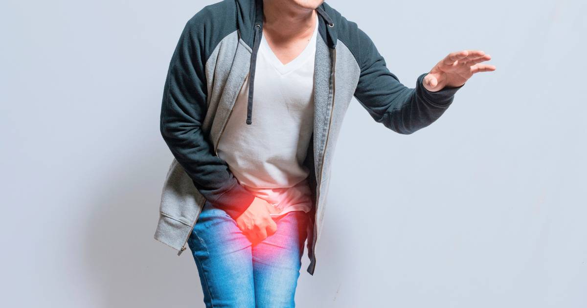 A man with urinary incontinence. This article explains what urinary and fecal incontinence are, its causes and how physiotherapy can help